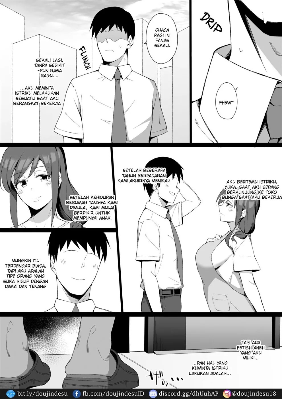 Osu ni Ochiru Seiso Hitozuma: Chapter chapter-1 - Page 4