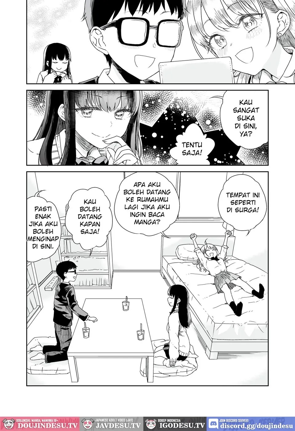 Ota Gyaru ~Otaku ni Yasashii Shiro & Guro Gyaru to LoveLove Noumitsu Fudeoroshi W Ecchi~: Chapter chapter-1 - Page 6