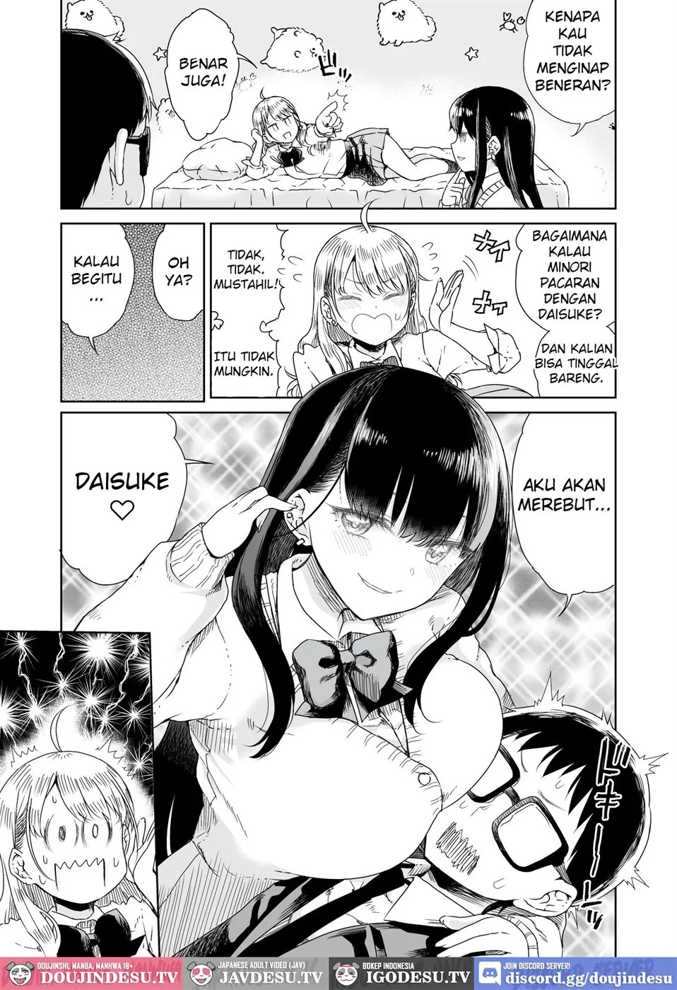 Ota Gyaru ~Otaku ni Yasashii Shiro & Guro Gyaru to LoveLove Noumitsu Fudeoroshi W Ecchi~: Chapter chapter-1 - Page 7