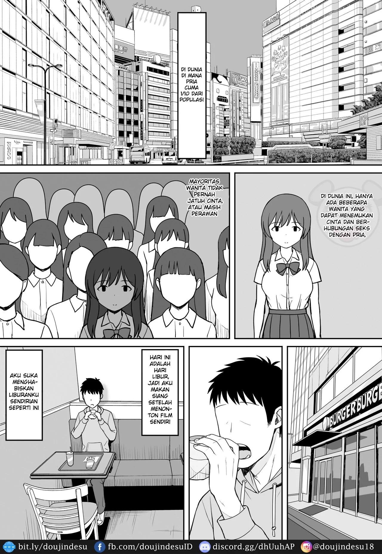 Otoko no Kazu ga 10-bun no 1 ni Natta Sekai de Shitai Houdai: Chapter chapter-2 - Page 5