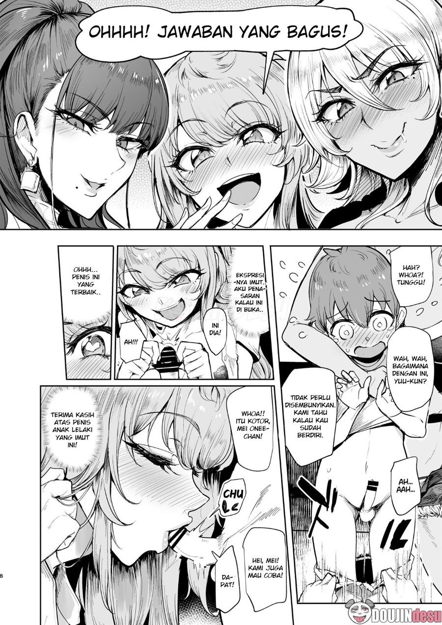 Otomari Shita no wa H na Gal Onee-chan-tachi no Ouchi deshita: Chapter chapter-1 - Page 8