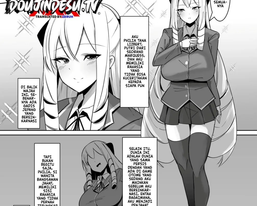 Otome Game no Akuyaku Reijou ni Tensei Shitara Ura Settei de Futanari deshita: Chapter chapter-2 - Page 5
