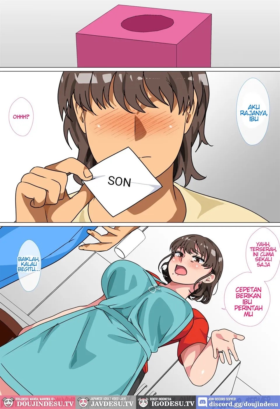 Ousama Game no Meirei de Haha to Sex Shita Hanashi: Chapter chapter-1 - Page 14