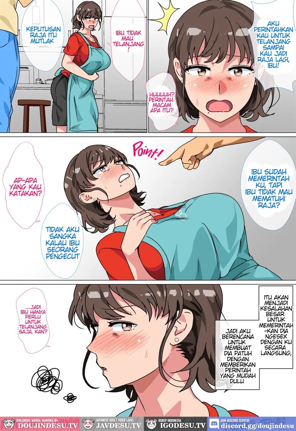Ousama Game no Meirei de Haha to Sex Shita Hanashi: Chapter chapter-1 - Page 15