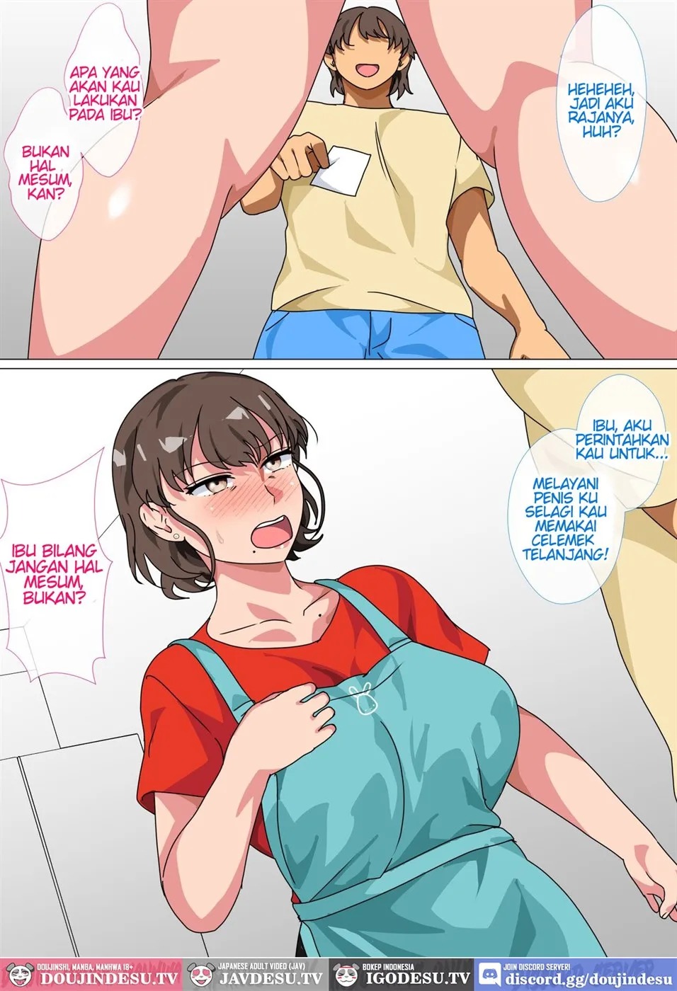 Ousama Game no Meirei de Haha to Sex Shita Hanashi: Chapter chapter-1 - Page 51