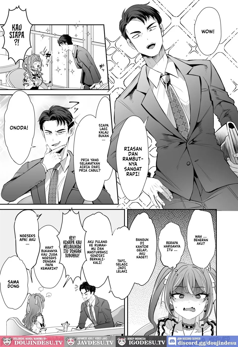 Pien na Ore, Shachiku na Watashi. ~Kinou made Burakku Datta no ni, Okitara Sekai ga Pinku ni Somattete Kusa Nanda ga~: Chapter chapter-1 - Page 31