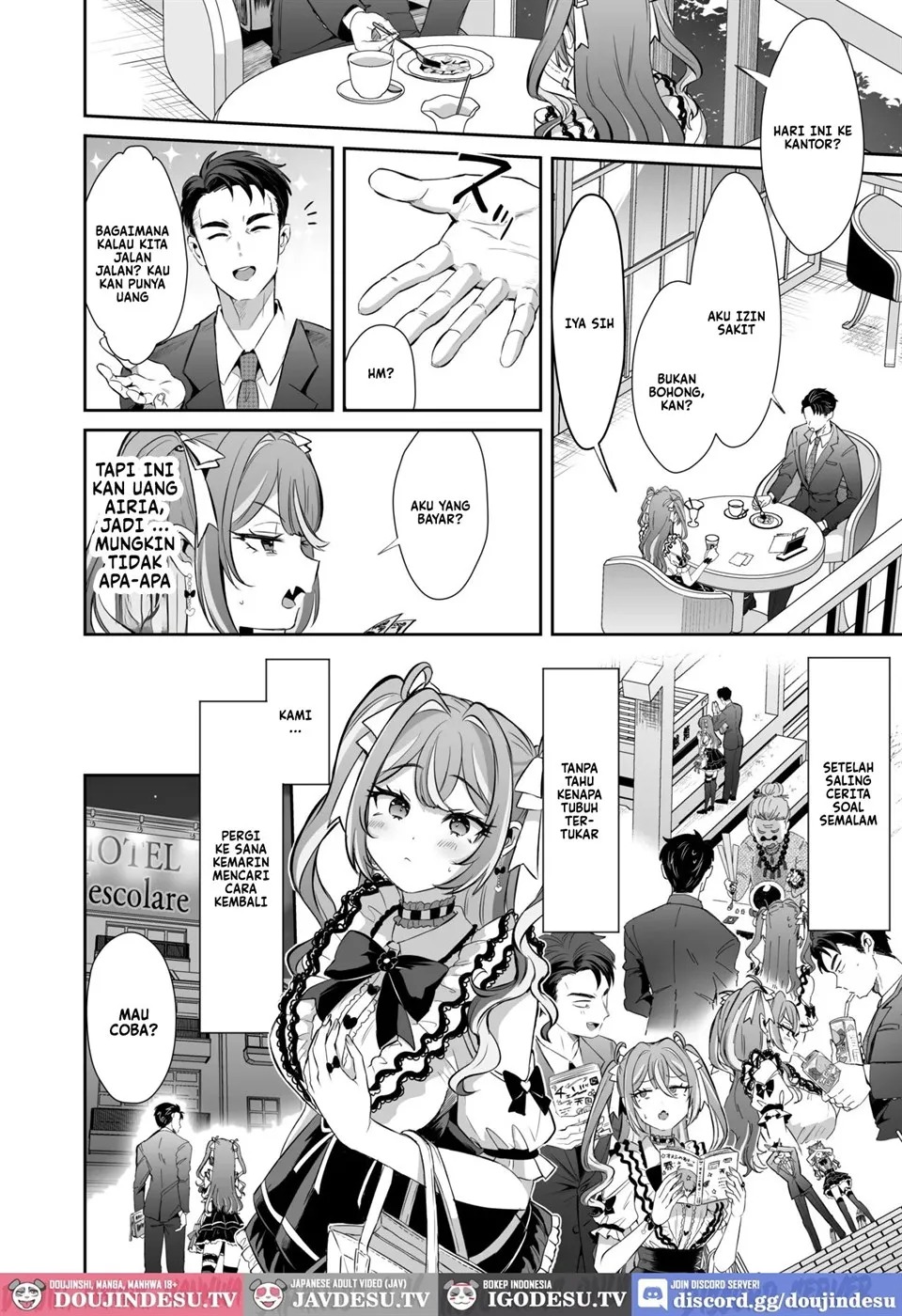 Pien na Ore, Shachiku na Watashi. ~Kinou made Burakku Datta no ni, Okitara Sekai ga Pinku ni Somattete Kusa Nanda ga~: Chapter chapter-1 - Page 32