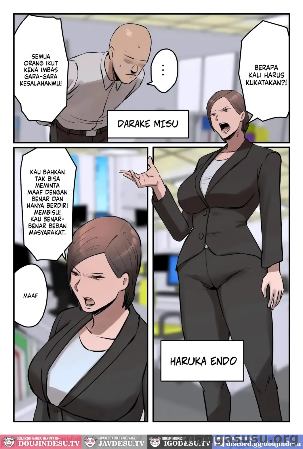 PoweHara Onna Joushi! Omae no Omanko no Aji o Boku wa Shitteruzo!: Chapter chapter-1 - Page 4