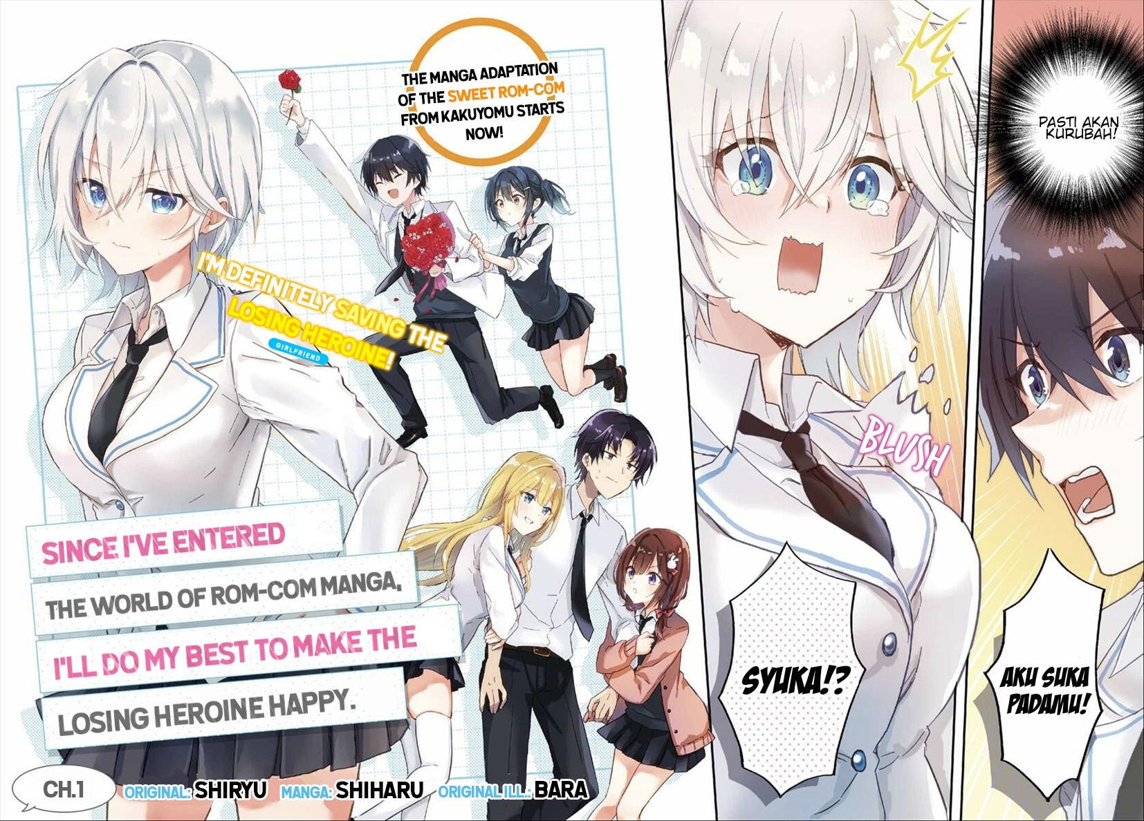 Rabu kome manga ni haitte shimattanode, oshi no make hiroin o zenryoku de shiawaseni suru: Chapter chapter-1 - Page 4