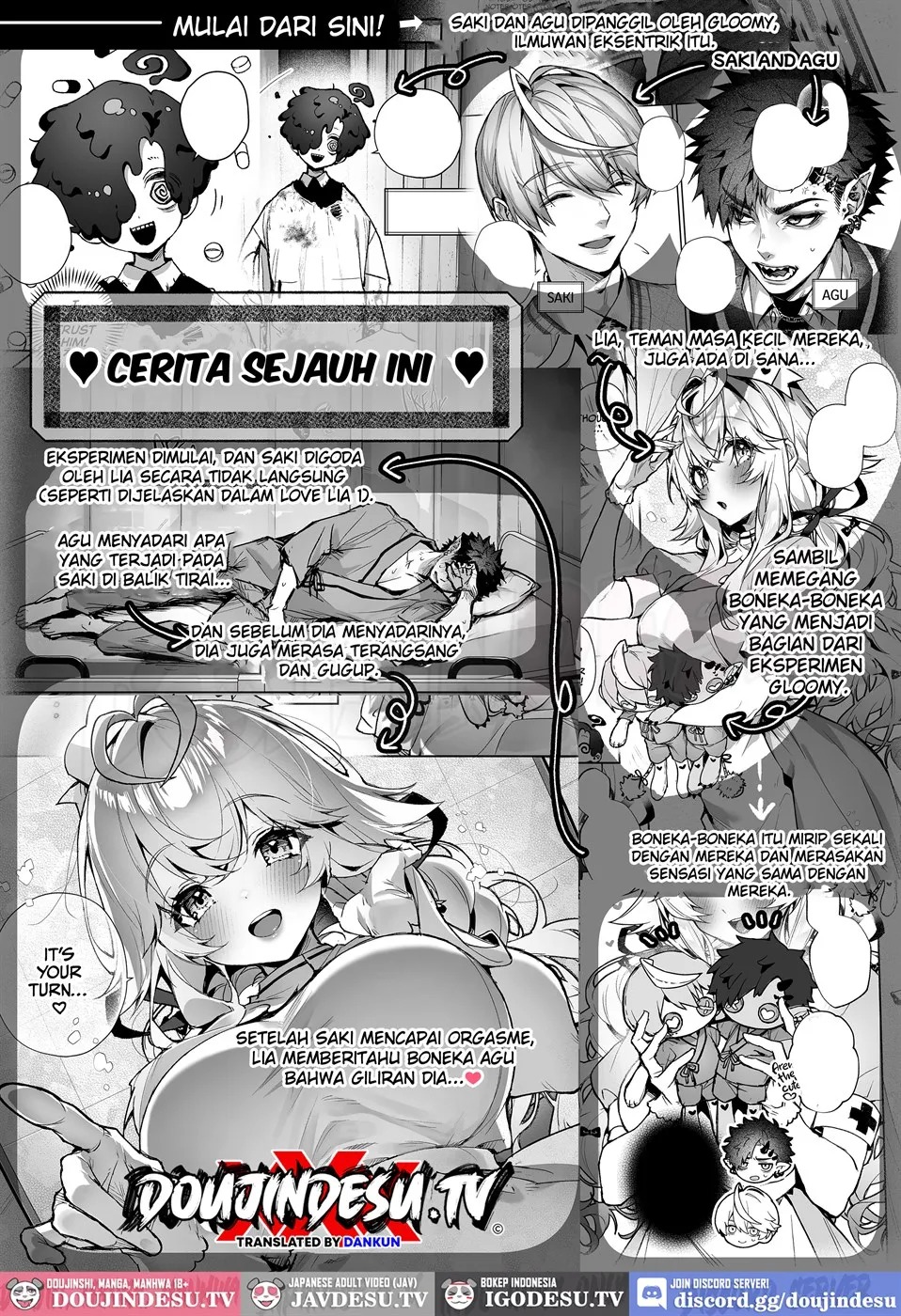 Raburi Ah! Motomo Kimi ga Bokura to Kankaku Kyouyuu Suru Ningyou wo Moteasondara~: Chapter chapter-2 - Page 3