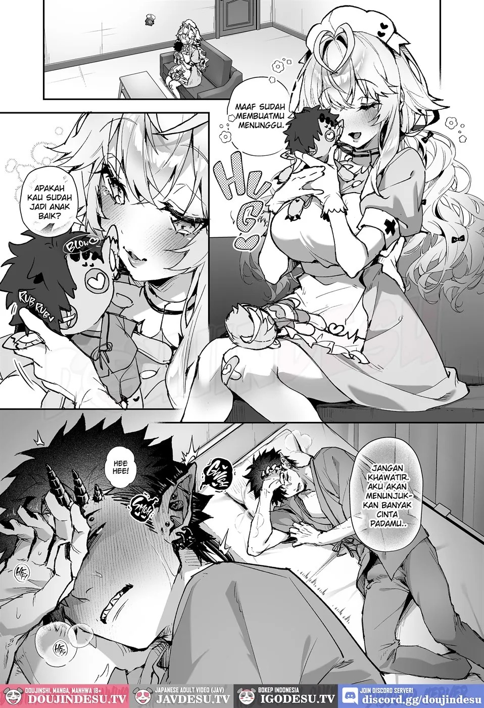 Raburi Ah! Motomo Kimi ga Bokura to Kankaku Kyouyuu Suru Ningyou wo Moteasondara~: Chapter chapter-2 - Page 5