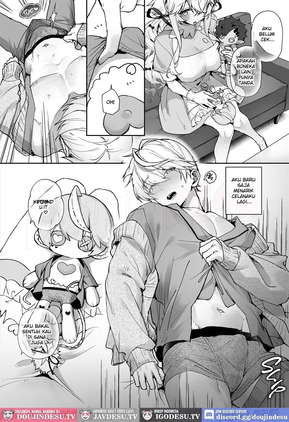 Raburi Ah! Motomo Kimi ga Bokura to Kankaku Kyouyuu Suru Ningyou wo Moteasondara~: Chapter chapter-2 - Page 10
