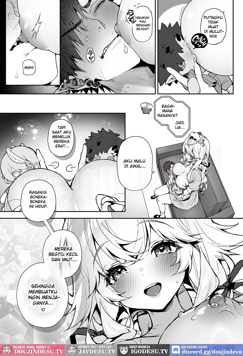 Raburi Ah! Motomo Kimi ga Bokura to Kankaku Kyouyuu Suru Ningyou wo Moteasondara~: Chapter chapter-2 - Page 17