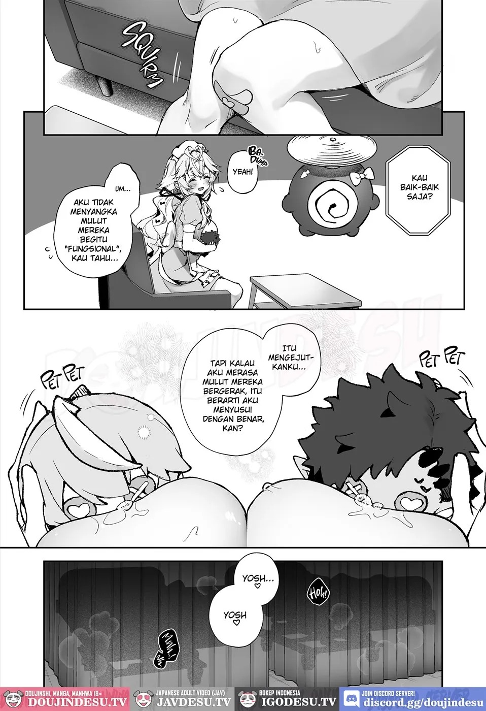Raburi Ah! Motomo Kimi ga Bokura to Kankaku Kyouyuu Suru Ningyou wo Moteasondara~: Chapter chapter-2 - Page 23