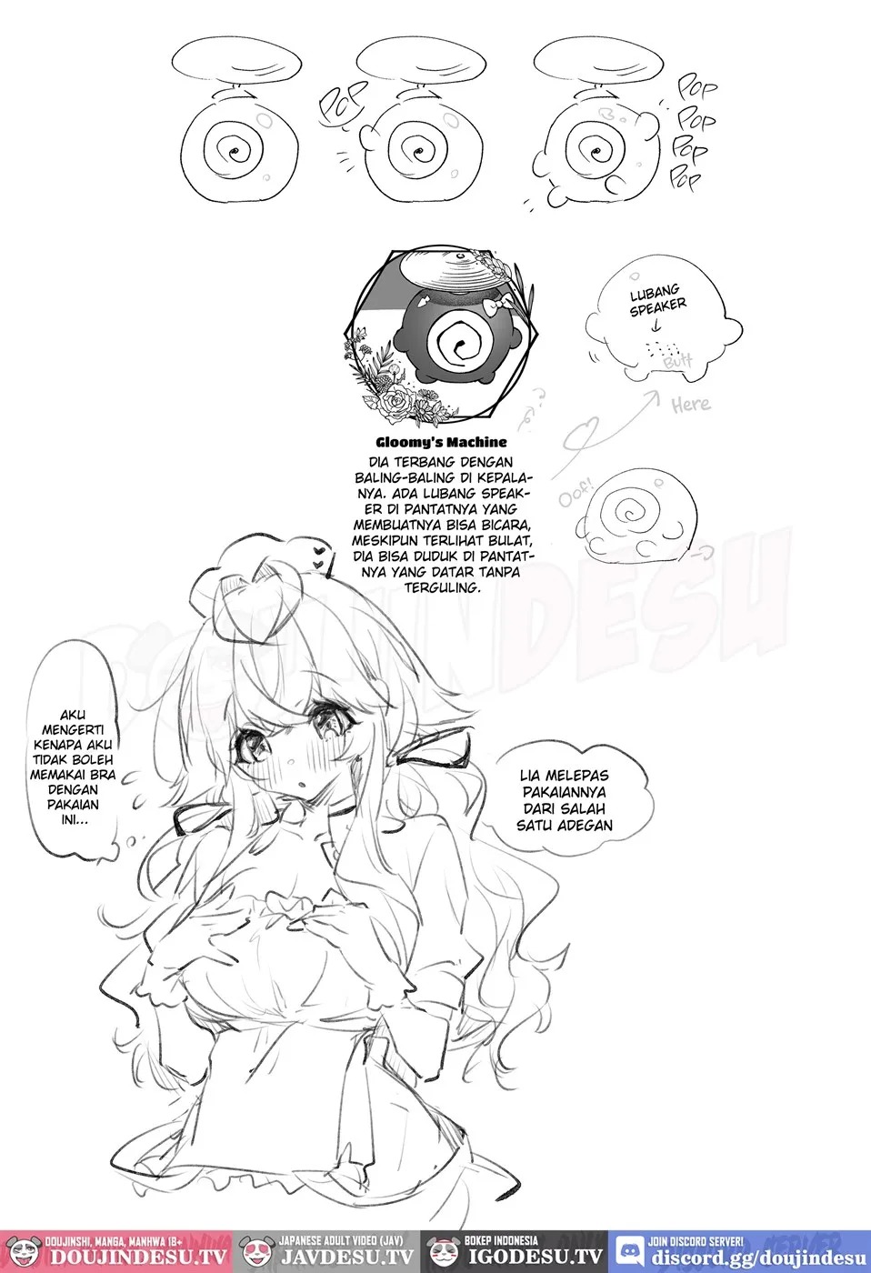 Raburi Ah! Motomo Kimi ga Bokura to Kankaku Kyouyuu Suru Ningyou wo Moteasondara~: Chapter chapter-2 - Page 34