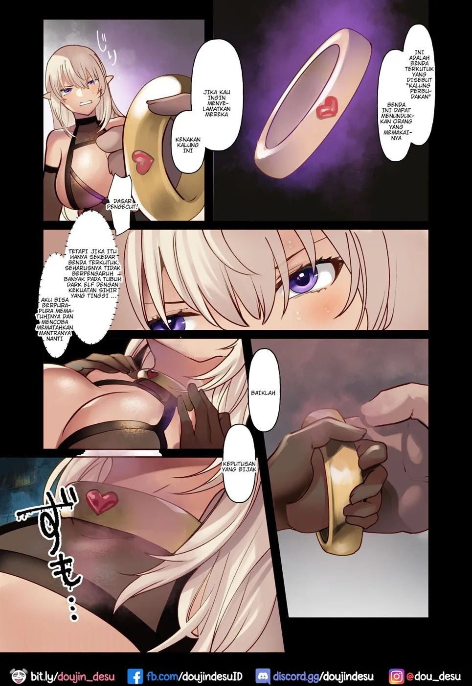 Reizoku Joou - Dosukebe Body no Dark Elf Joou ga Akutoku Kizoku ni Kanzen Seifuku Sareru made: Chapter chapter-1 - Page 10