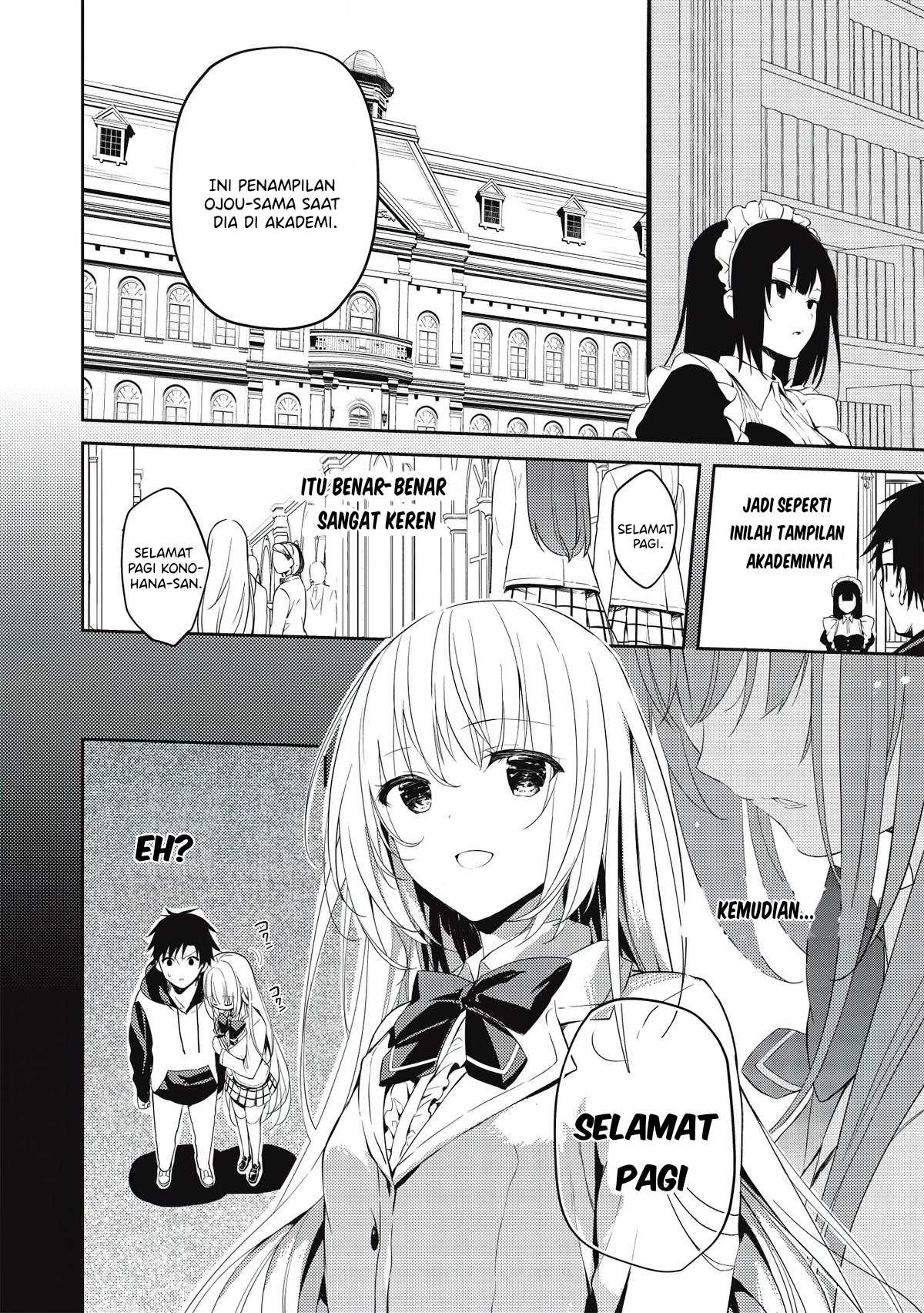 Saijo no Osewa ~Takane no Hana Darakena Meimon Kou de, Gakuin Ichi no Ojou-sama (Seikatsu Noryoku Kaimu) o Kagenagara Osewa suru Koto ni Narimashita~: Chapter chapter-2.1 - Page 14