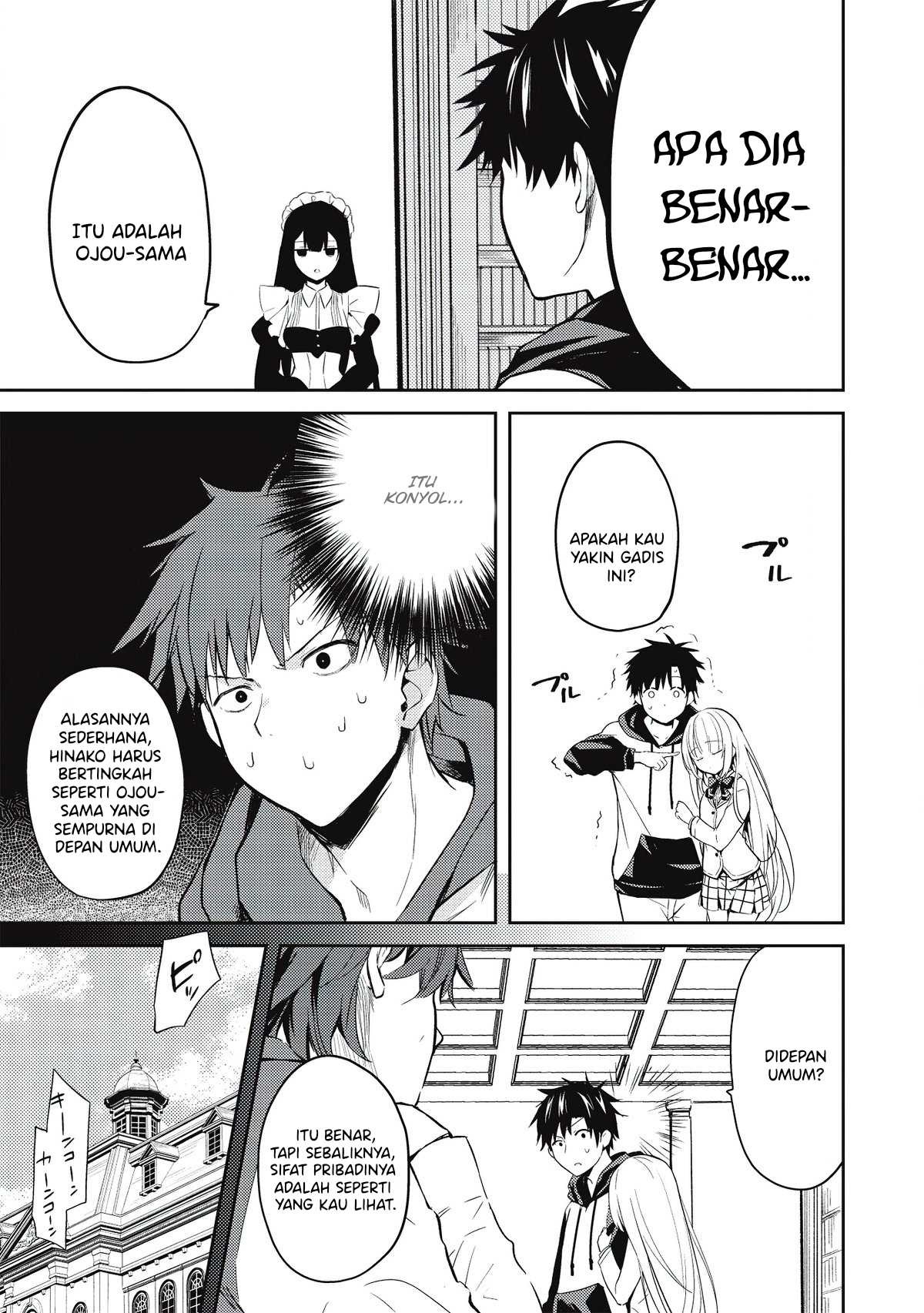 Saijo no Osewa ~Takane no Hana Darakena Meimon Kou de, Gakuin Ichi no Ojou-sama (Seikatsu Noryoku Kaimu) o Kagenagara Osewa suru Koto ni Narimashita~: Chapter chapter-2.1 - Page 17