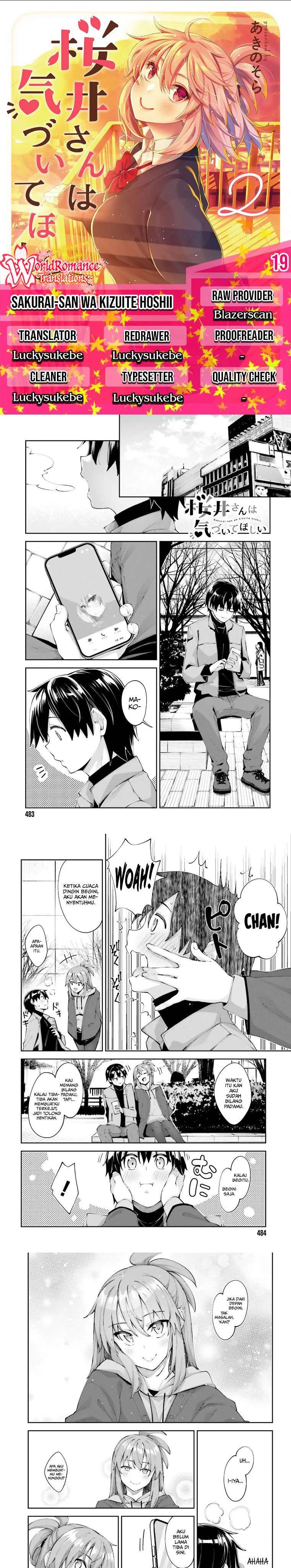 Sakurai-san Wants To Be Noticed: Chapter chapter-19 - Page 1