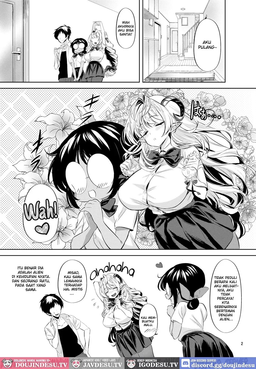 Sannin Dousei na Noni Bakunyuu Osananajimi to Futaridake de Himitsu Sex: Chapter chapter-1 - Page 4