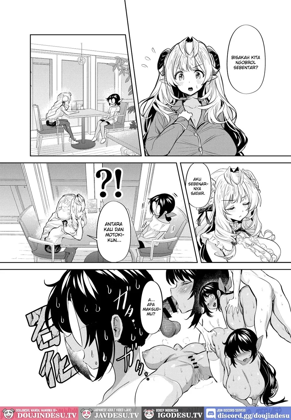 Sannin Dousei na Noni Bakunyuu Osananajimi to Futaridake de Himitsu Sex: Chapter chapter-1 - Page 23