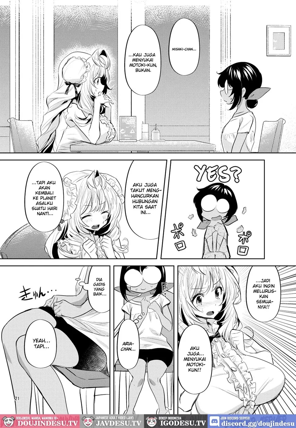 Sannin Dousei na Noni Bakunyuu Osananajimi to Futaridake de Himitsu Sex: Chapter chapter-1 - Page 24