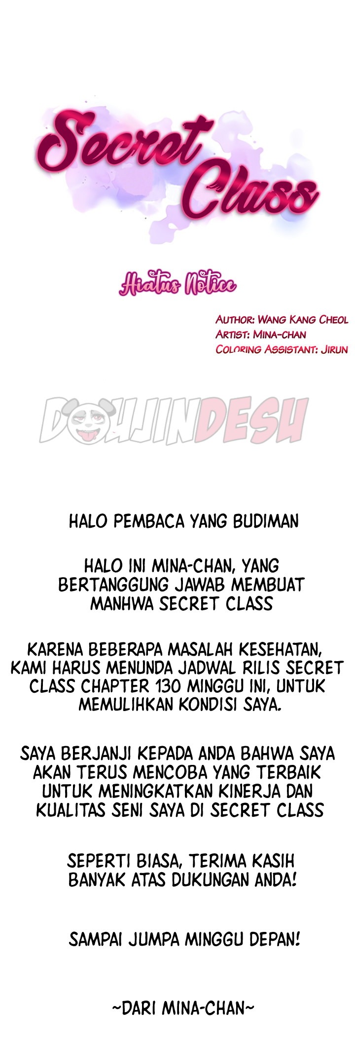 Secret Class: Chapter chapter-129.5 - Page 1