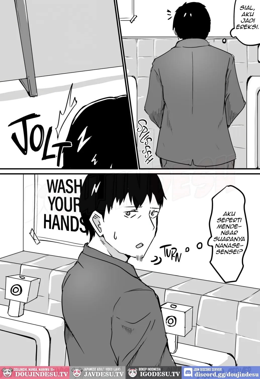 Seito to Naisho de Junai Ecchi shitetara: Chapter chapter-1 - Page 46