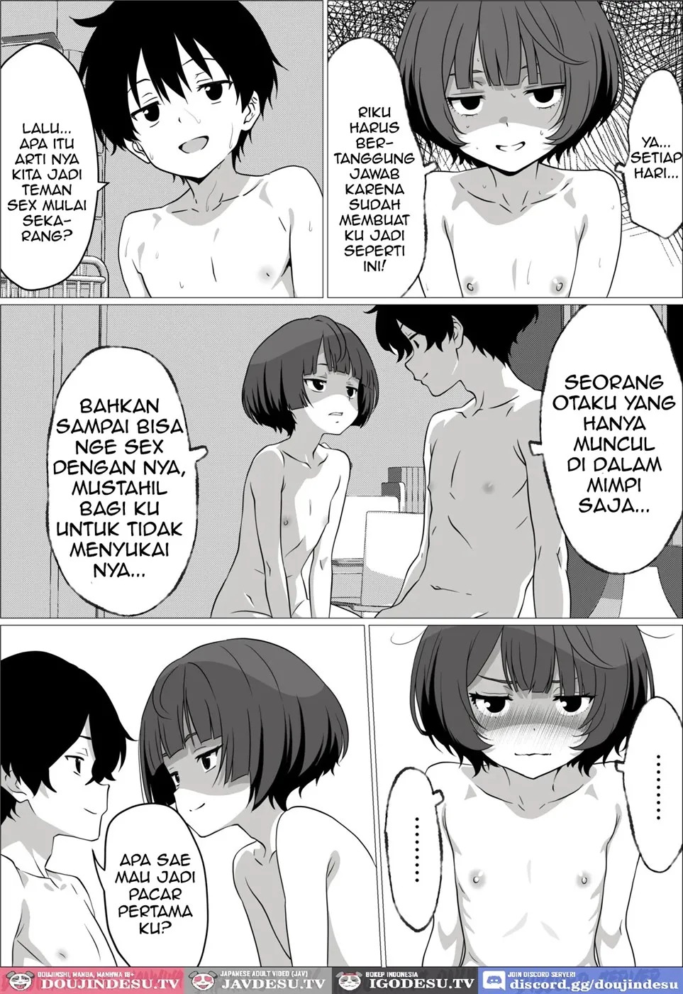Seiyoku Tsuyotsuyo Inkya Otaku Onna Tomodachi to Nakadashi Sex shimakuru Hanashi: Chapter chapter-1 - Page 34