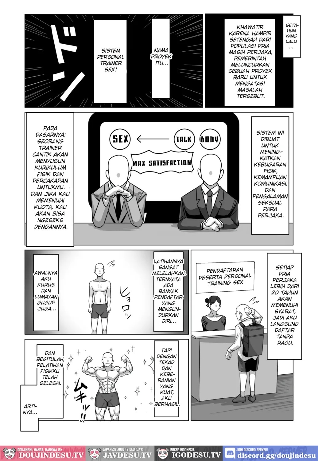 SEX Personal Trainer no Muhyoujou Kyonyuu Onee-san ni Tantan to Fude Oroshitemorau Hanashi: Chapter chapter-1 - Page 5