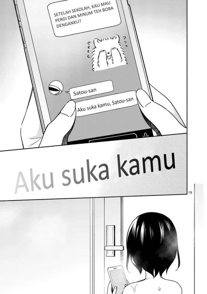 Shiotaiou no Sato-san ga Ore ni dake Amai: Chapter chapter-13 - Page 21