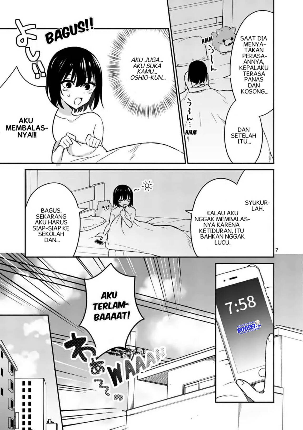 Shiotaiou no Sato-san ga Ore ni dake Amai: Chapter chapter-15 - Page 7