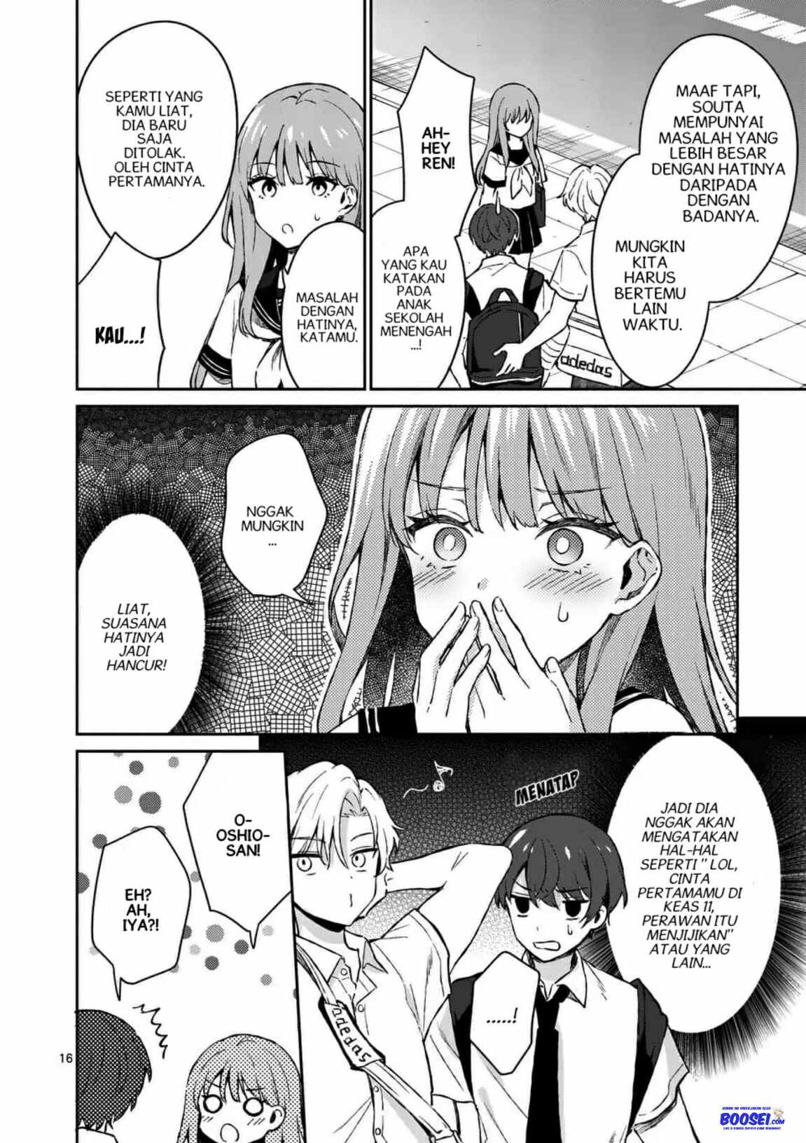 Shiotaiou no Sato-san ga Ore ni dake Amai: Chapter chapter-15 - Page 16