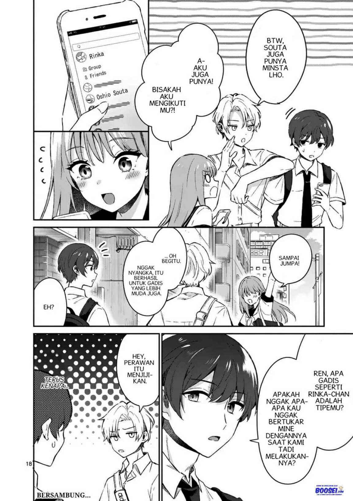 Shiotaiou no Sato-san ga Ore ni dake Amai: Chapter chapter-15 - Page 18