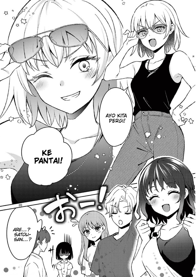 Shiotaiou no Sato-san ga Ore ni dake Amai: Chapter chapter-27 - Page 22