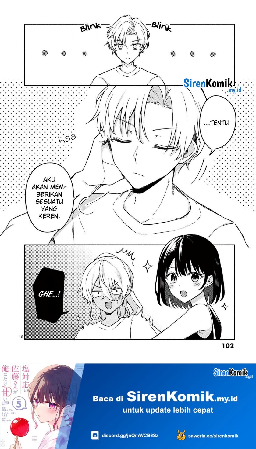 Shiotaiou no Sato-san ga Ore ni dake Amai: Chapter chapter-34 - Page 17