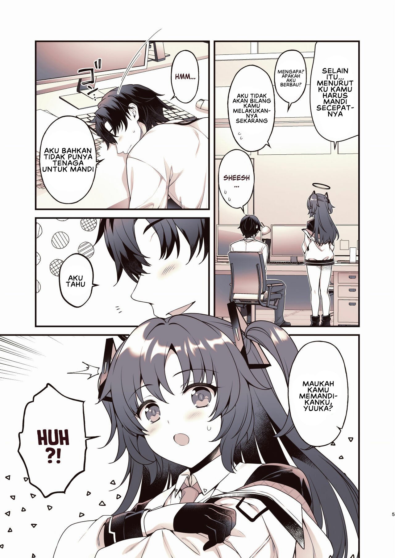 Shower de Yuuka: Chapter chapter-1 - Page 6