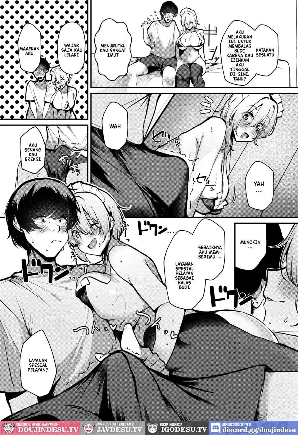Shuuden Nogashita Gal ga Maid Bikini de Gohoushi Ecchi shite Kureta Hanashi: Chapter chapter-1 - Page 11