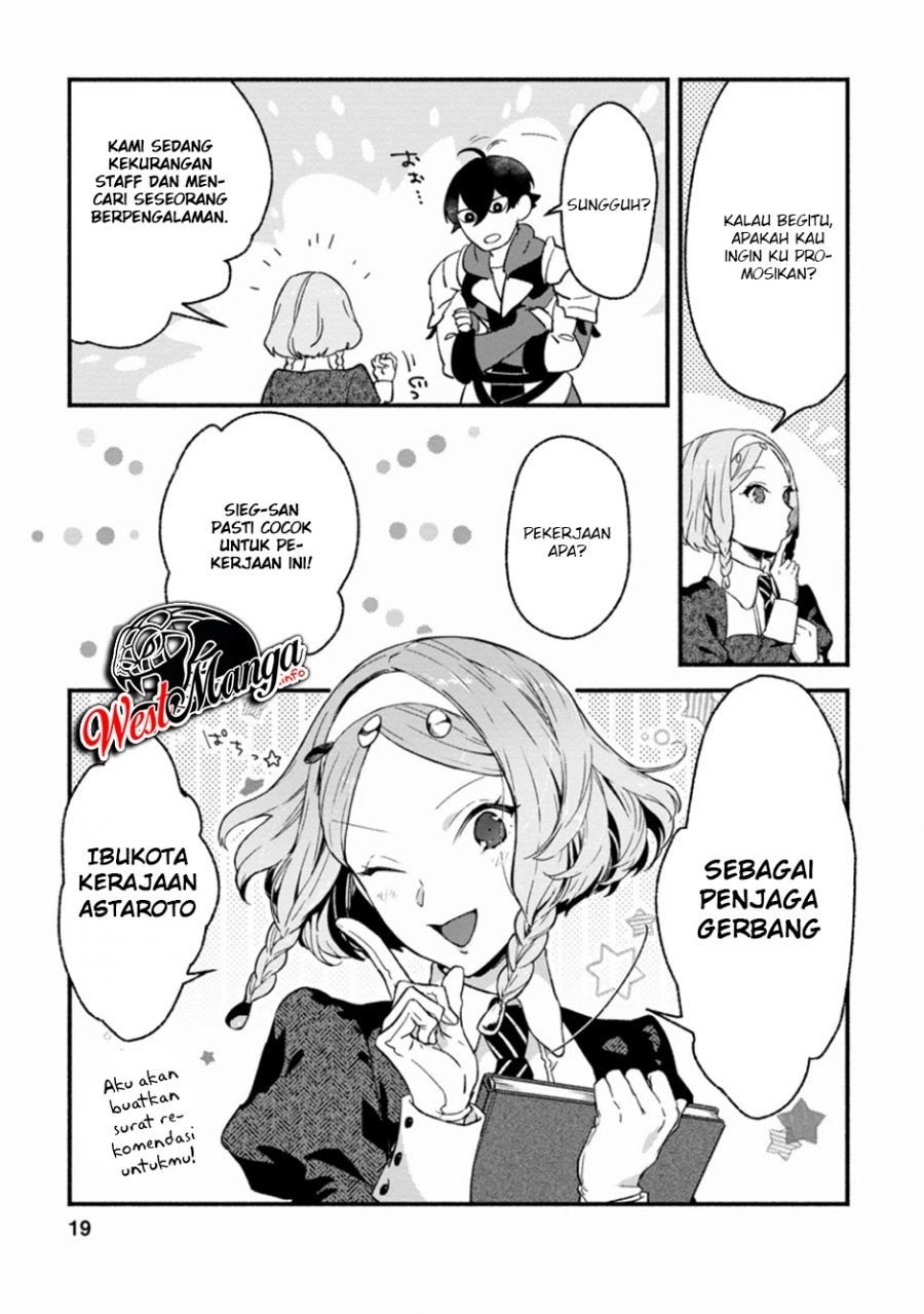Sono Monban, Saikyou Nitsuki: Tsuihou Sareta Bougyo Ryoku 9999 no Senshi, Outo no Monban Toshite Musou Suru: Chapter chapter-1 - Page 17