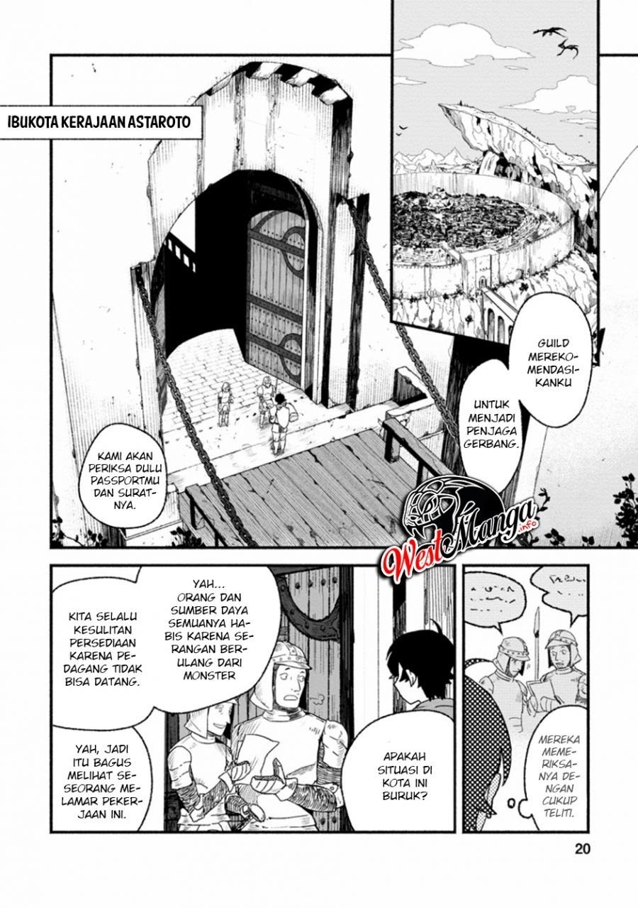 Sono Monban, Saikyou Nitsuki: Tsuihou Sareta Bougyo Ryoku 9999 no Senshi, Outo no Monban Toshite Musou Suru: Chapter chapter-1 - Page 18