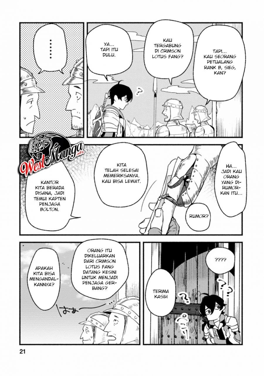 Sono Monban, Saikyou Nitsuki: Tsuihou Sareta Bougyo Ryoku 9999 no Senshi, Outo no Monban Toshite Musou Suru: Chapter chapter-1 - Page 19