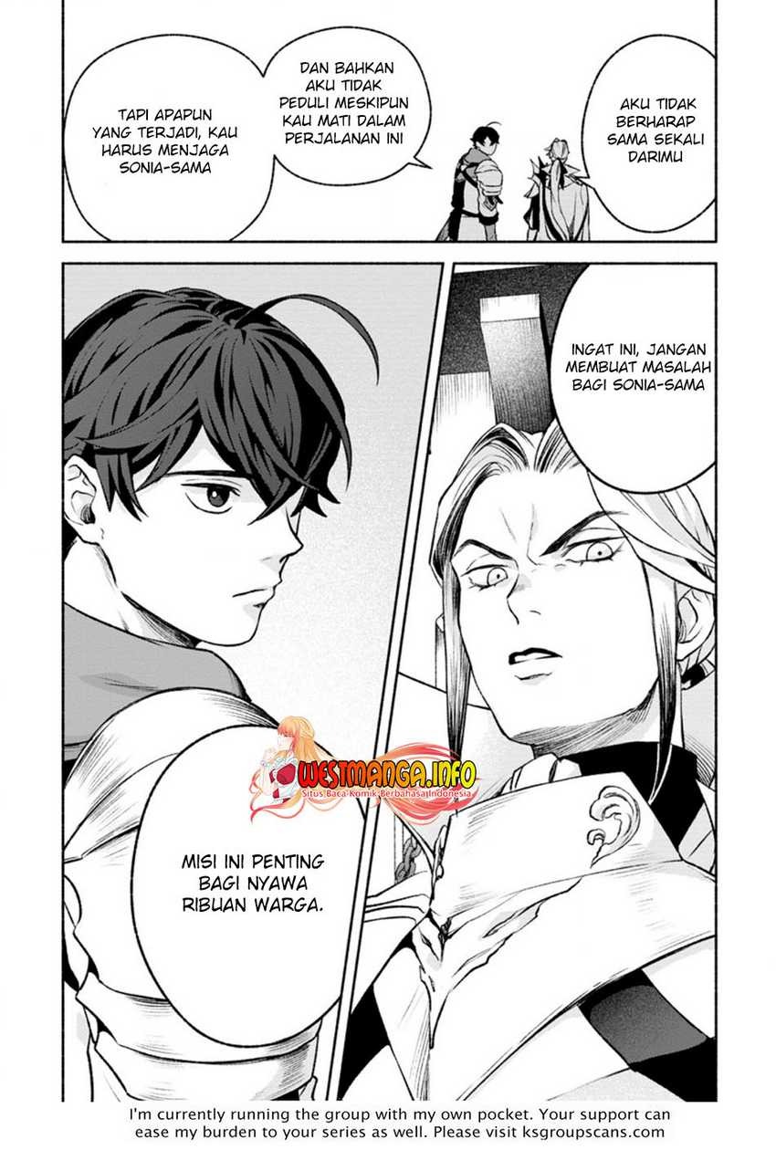Sono Monban, Saikyou Nitsuki: Tsuihou Sareta Bougyo Ryoku 9999 no Senshi, Outo no Monban Toshite Musou Suru: Chapter chapter-14.3 - Page 12