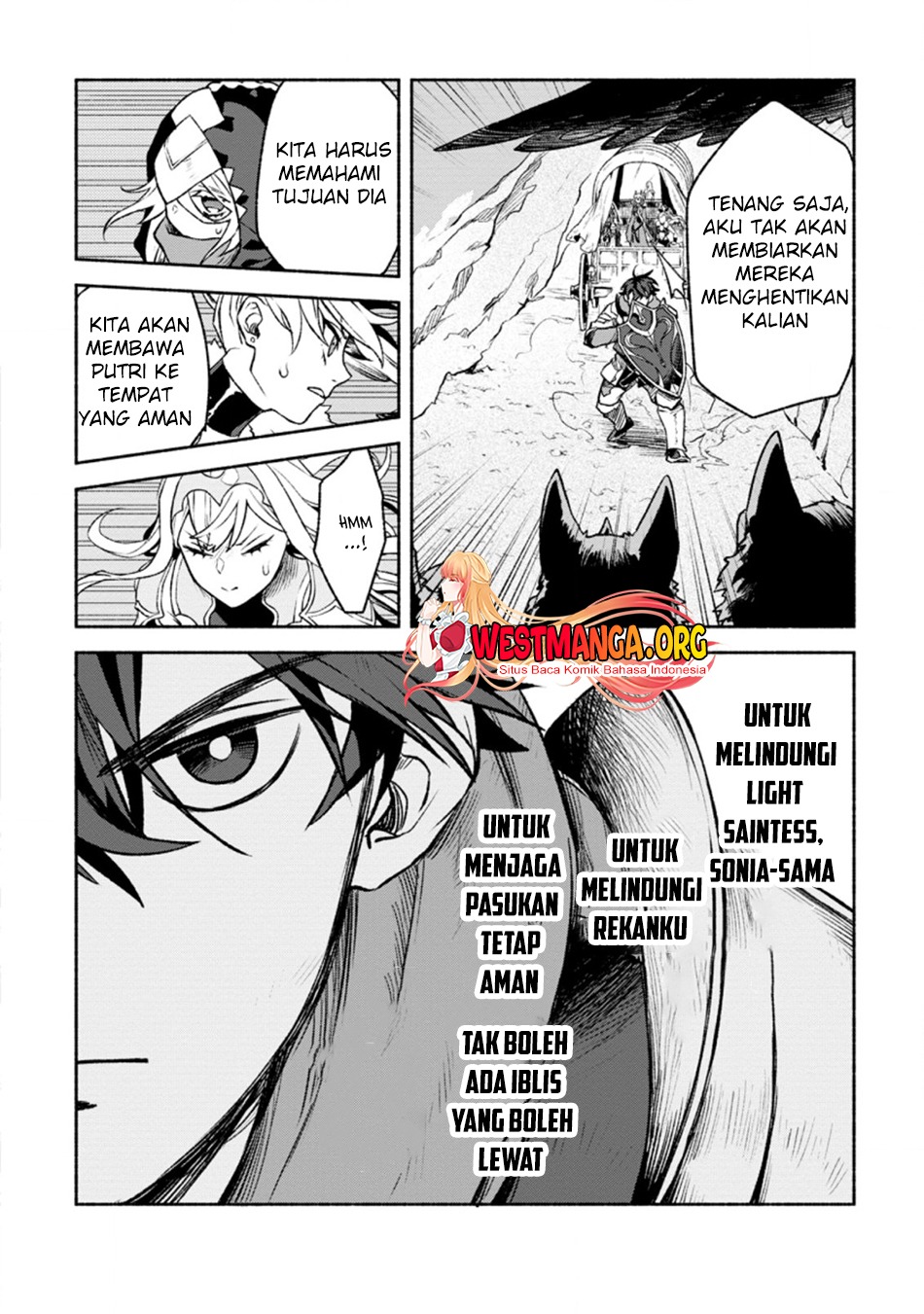 Sono Monban, Saikyou Nitsuki: Tsuihou Sareta Bougyo Ryoku 9999 no Senshi, Outo no Monban Toshite Musou Suru: Chapter chapter-16 - Page 4