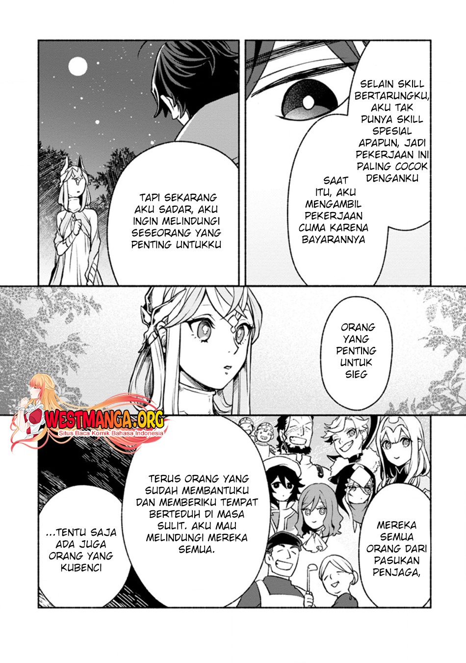 Sono Monban, Saikyou Nitsuki: Tsuihou Sareta Bougyo Ryoku 9999 no Senshi, Outo no Monban Toshite Musou Suru: Chapter chapter-17 - Page 4