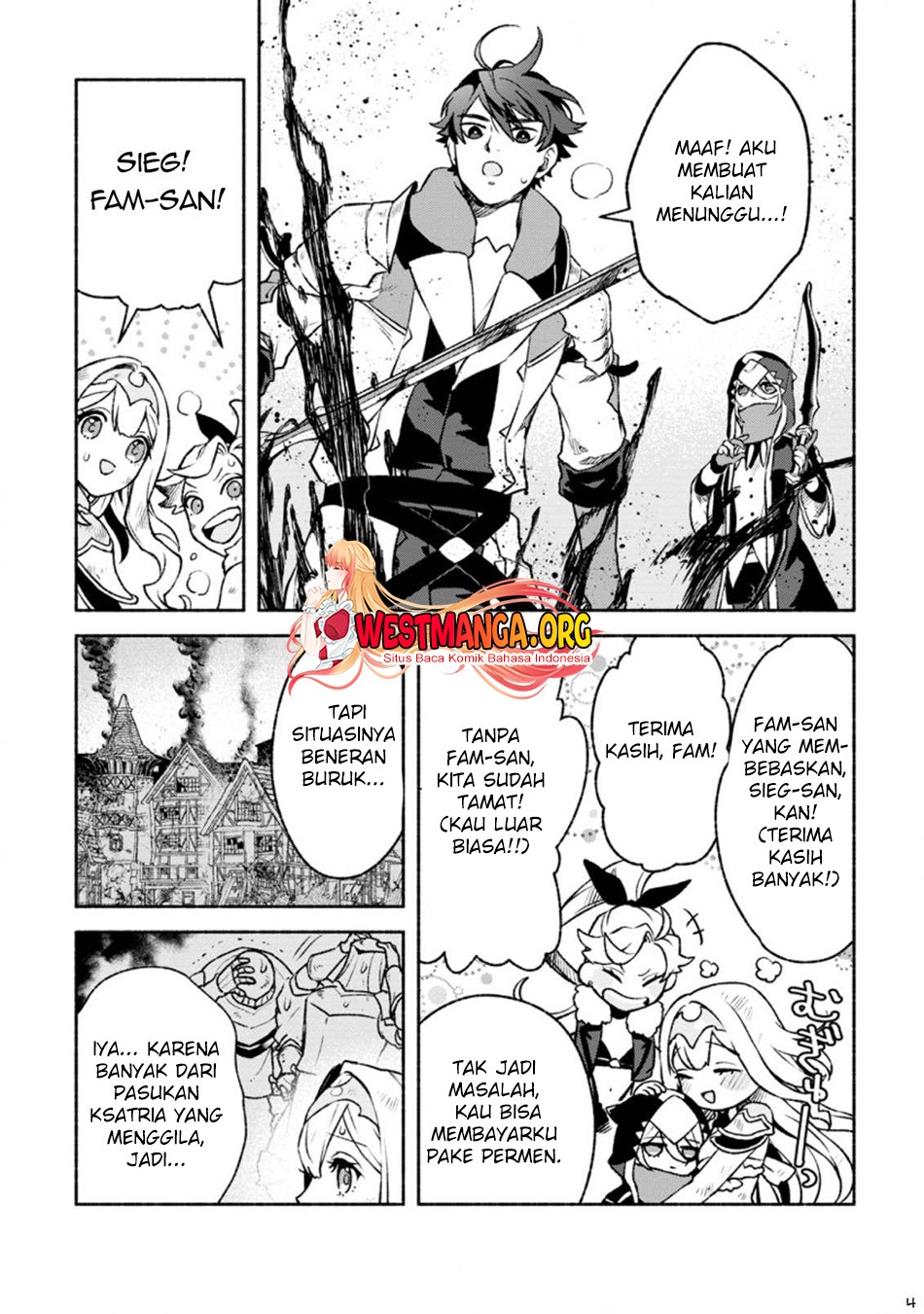 Sono Monban, Saikyou Nitsuki: Tsuihou Sareta Bougyo Ryoku 9999 no Senshi, Outo no Monban Toshite Musou Suru: Chapter chapter-19 - Page 6