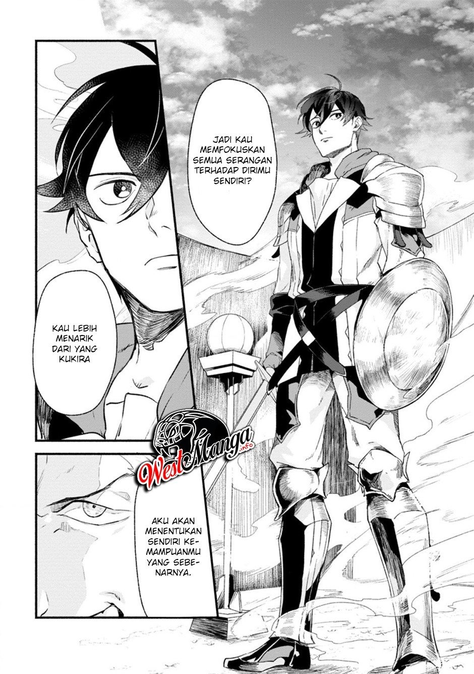 Sono Monban, Saikyou Nitsuki: Tsuihou Sareta Bougyo Ryoku 9999 no Senshi, Outo no Monban Toshite Musou Suru: Chapter chapter-2 - Page 6