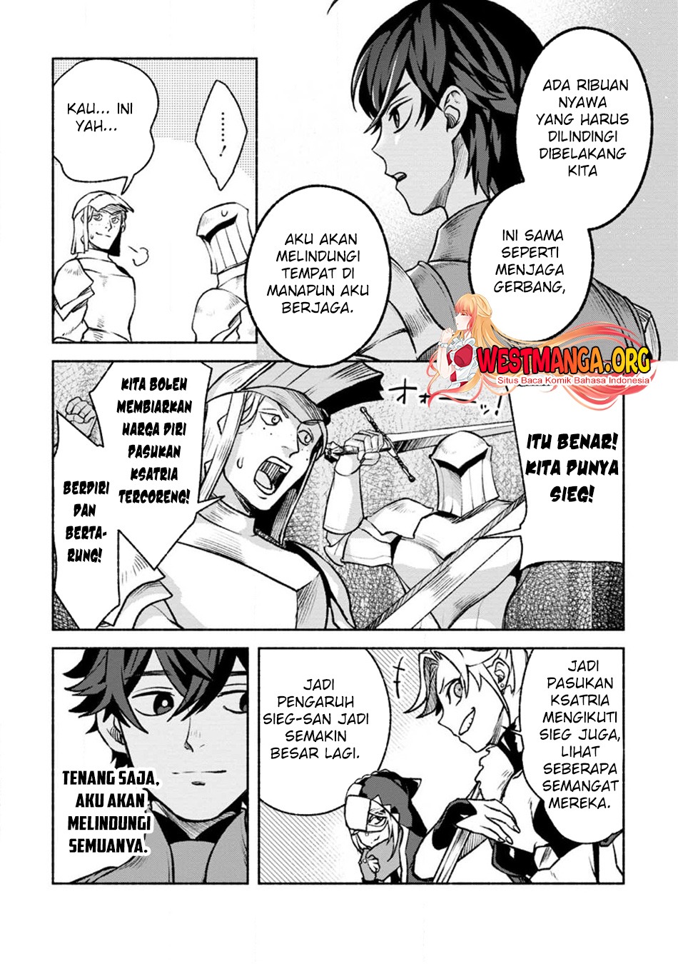 Sono Monban, Saikyou Nitsuki: Tsuihou Sareta Bougyo Ryoku 9999 no Senshi, Outo no Monban Toshite Musou Suru: Chapter chapter-26.1 - Page 7