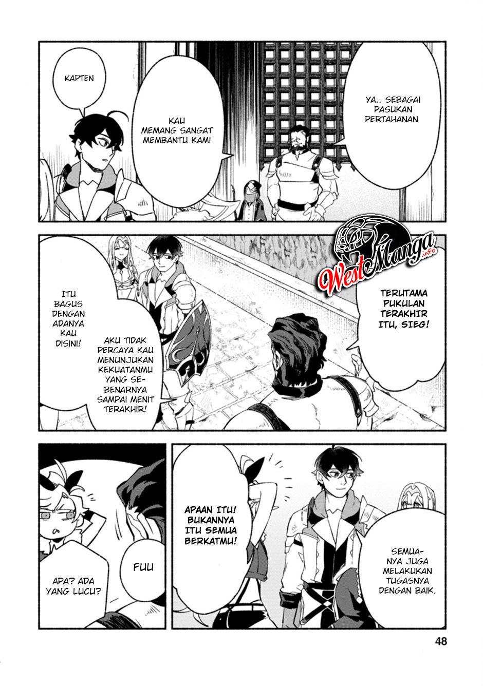 Sono Monban, Saikyou Nitsuki: Tsuihou Sareta Bougyo Ryoku 9999 no Senshi, Outo no Monban Toshite Musou Suru: Chapter chapter-7.2 - Page 3