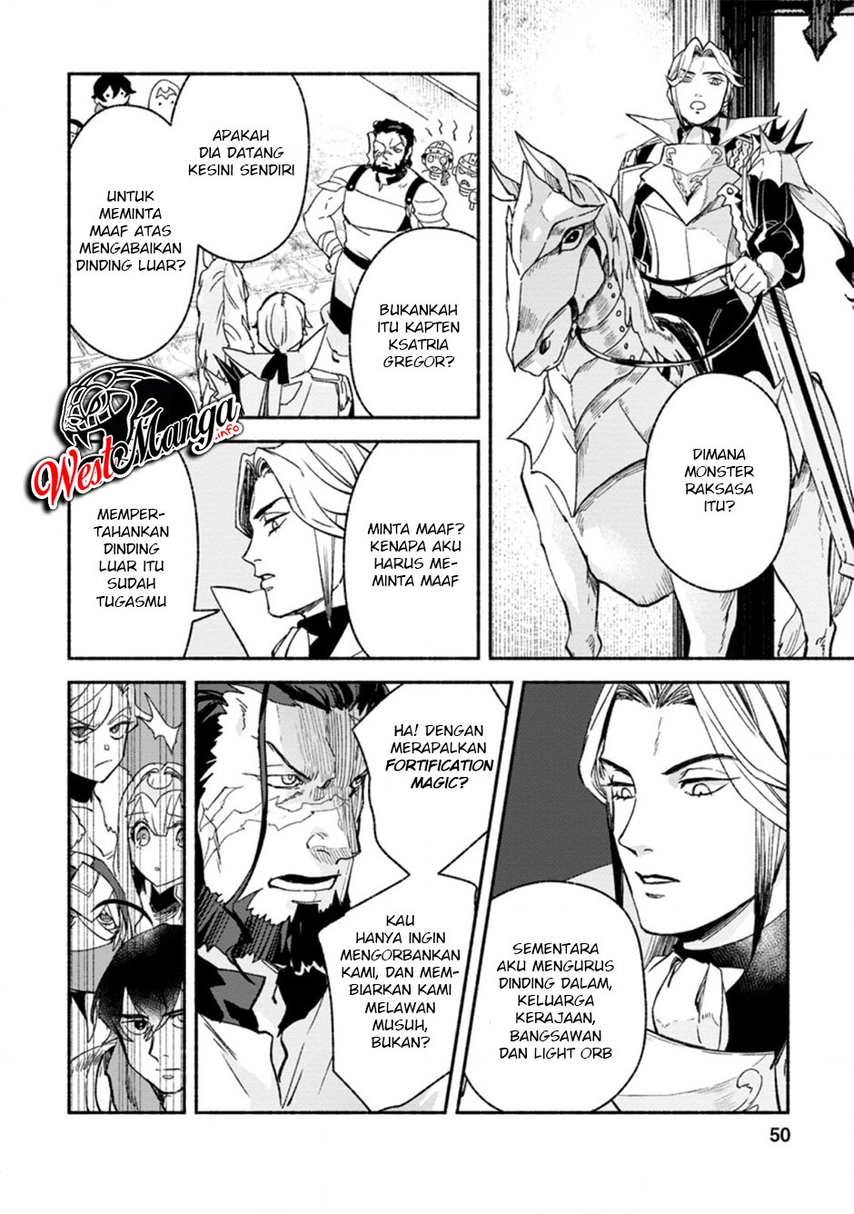 Sono Monban, Saikyou Nitsuki: Tsuihou Sareta Bougyo Ryoku 9999 no Senshi, Outo no Monban Toshite Musou Suru: Chapter chapter-7.2 - Page 5