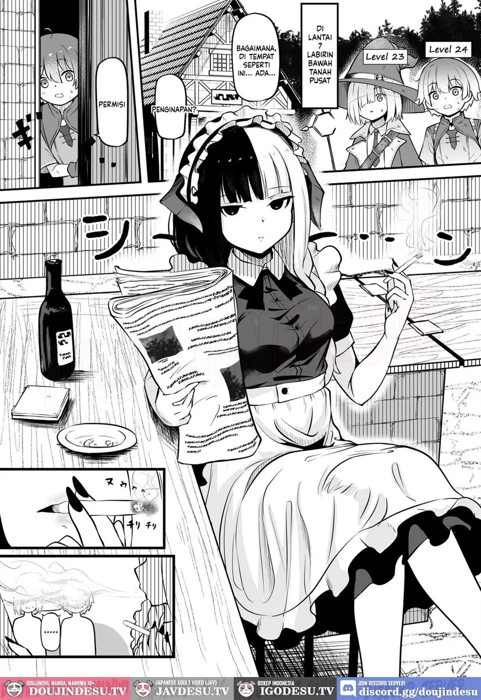 Succubus no Oyado ni Goyoujin ~Succubus ni Shimeagerarete Ochinchin kara Level o Shibori Torareru Ohanashi~: Chapter chapter-1 - Page 3